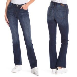 KUT From The Kloth Nicole High Rise Dark Wash Bootcut Blue Denim Jeans
